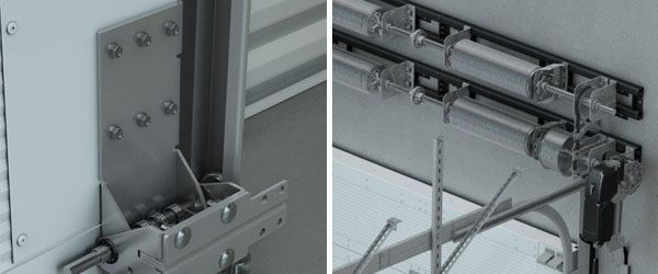 надежная защита ворот от падения